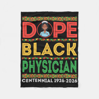 Drug Black Physician Centennial 1926 2026 Black Hi Fleecedecke