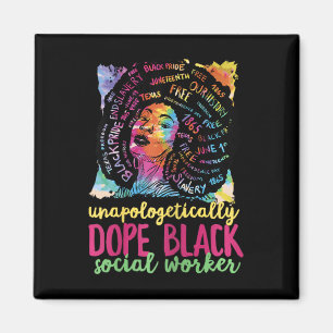 Drug Black Social Worker Black History Monat und J Magnet