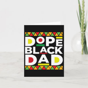 Drug Black Vater Afro American African Vaters Day Karte