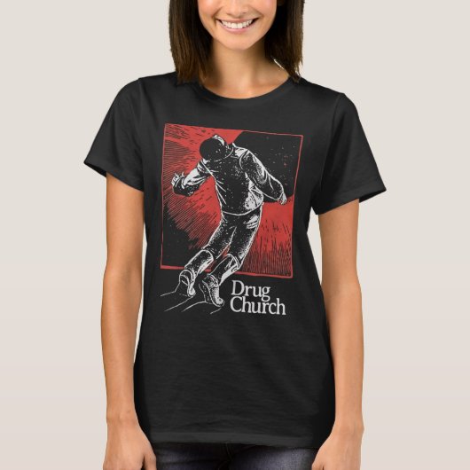 Drug Church Exploding Sun T-Shirt (Vorderseite)