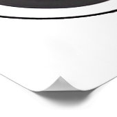 Drug Free For School classic poster (Ecke)