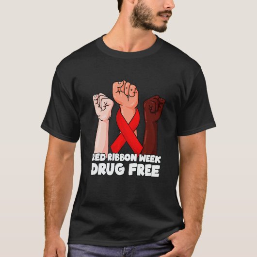 Drug Free October Red Ribbon Week 2022  1 T-Shirt (Vorderseite)