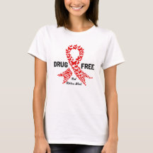 Drug Free Red Ribbon Wewareness