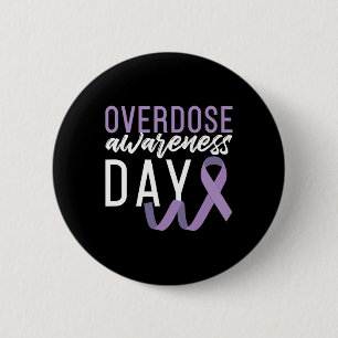 Drug Overdose Awareness Day Erholung nüchtern Sobr Button