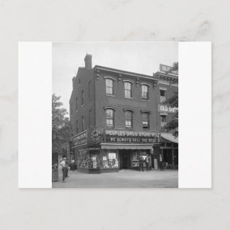 Drug Store der Völker, 1921 Postkarte