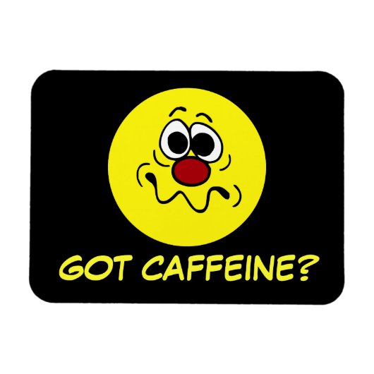 Drugged Face Grumpey Magnet (Horizontal)