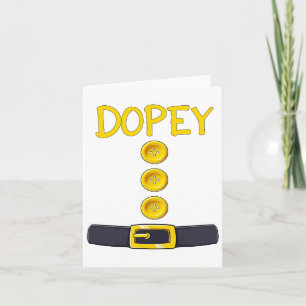 Drugy Zwarf Halloween Costume Farbe Matching Drugy Karte