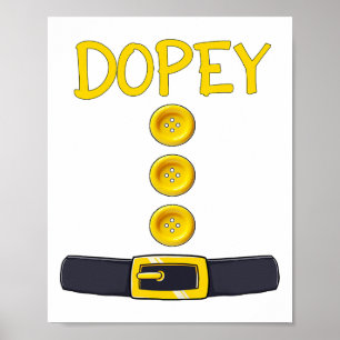 Drugy Zwarf Halloween Costume Farbe Matching Drugy Poster