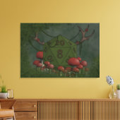 Druid D20 Leinwanddruck (Insitu (Wohnzimmer))