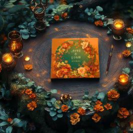 Druid Hills Gold Foil Wedding Guest Book Gästebuch