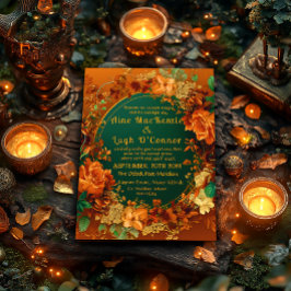 Druid Inspiriert Herbst Elegance Celtic Wedding Einladung