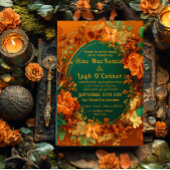 Druid Inspiriert Herbst Elegance Celtic Wedding Einladung
