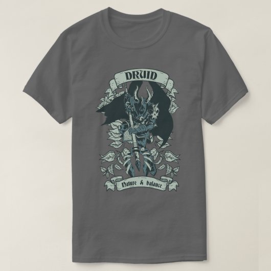 Druid-Klasse T-Shirt (Design vorne)