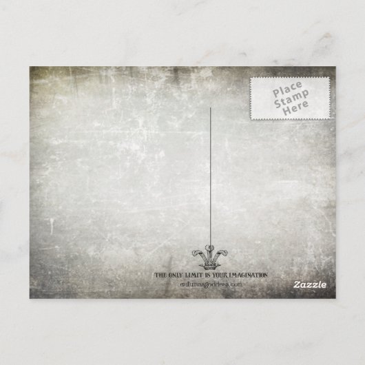 Druid Priestes Postkarte (Rückseite)