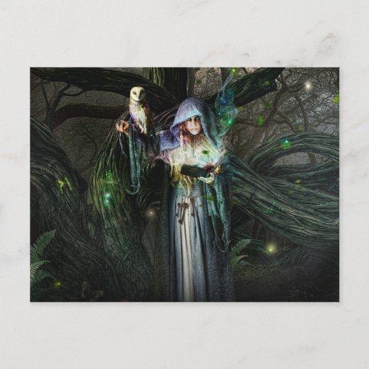 Druid Priestes Postkarte (Vorderseite)