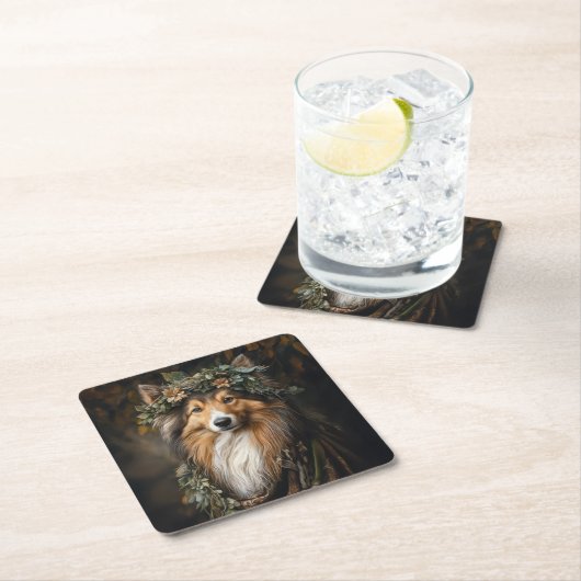 Druid Sheltie Untersetzer (Vor Ort)