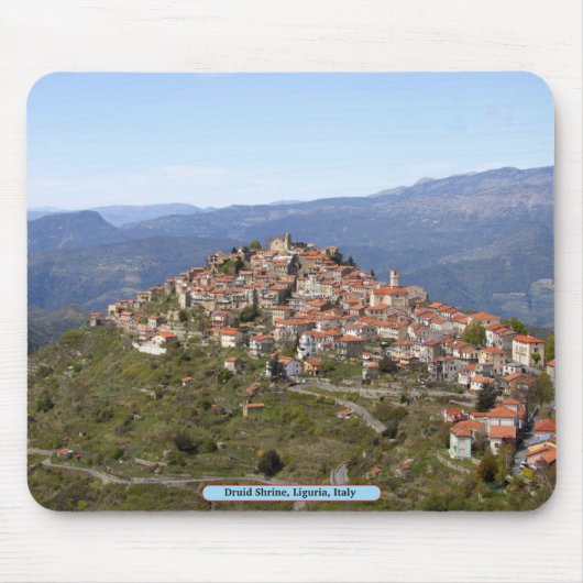 Druid Shrine, Ligurien, Italien Mousepad (Vorne)