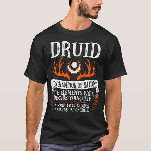 Druid the Champion of Nature - Dungeons Dragons ( T-Shirt (Vorderseite)