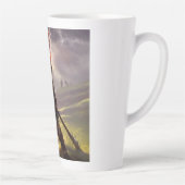 Druid Warrior Princess Fantasy Art Milchtasse (Rechts)