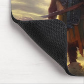 Druid Warrior Princess Fantasy Art Mousepad (Ecke)