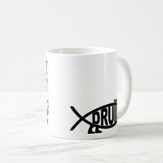Druide-Fische Kaffeetasse (VorderseiteRechts)