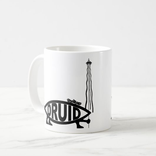 Druide-Fische Kaffeetasse (Vorderseite Links)