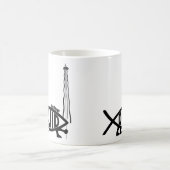 Druide-Fische Kaffeetasse (Mittel)