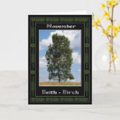 Druide-Geburtstags-Baum-Symbole Novembers Karte (Gelbe Blume)