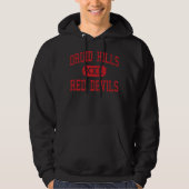 Druide-Hügel - rote Teufel - hoch - Atlanta Hoodie (Vorderseite)