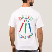 Druide im Training - Front/hinteres T-Shirt (Rückseite)