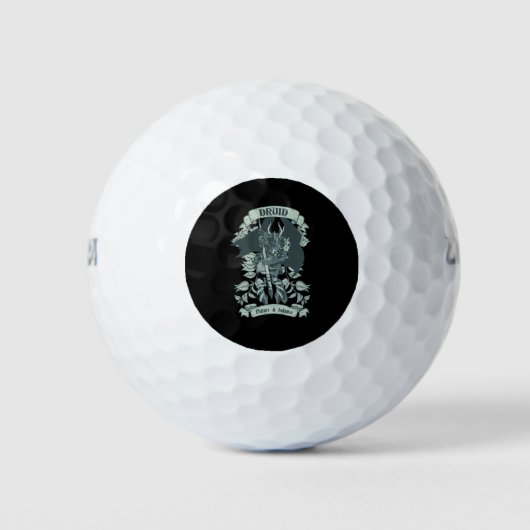 Druide Krieger - Alte Fans Golfball (Vorderseite)