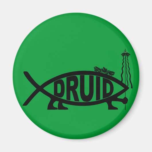 Druiden Fish Magnet (Vorne)