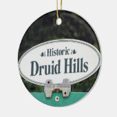 Druiden Hills, Druiden Hills Atlanta, Druiden Hill Keramik Ornament (Links)