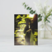 Druiden im Wald Postkarte (Stehend Vorderseite)
