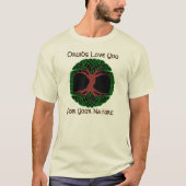 Druiden Liebe Sie für Ihre Natur Männer Shirt (Vorderseite)
