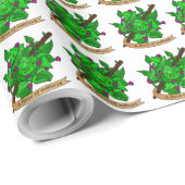 Druiden-Würfel Geschenkpapier (Rolleneckpunkt)