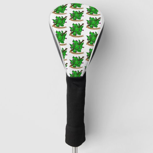 Druiden-Würfel Golf Headcover (Vorderseite)