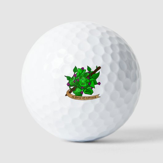 Druiden-Würfel Golfball (Vorderseite)
