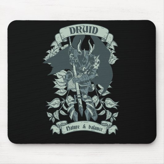 Druider Krieger Halloween-Geschenk für alte Fans Mousepad (Vorne)