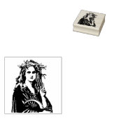 Druidess Holz Briefmarke Gummistempel (Stempel)