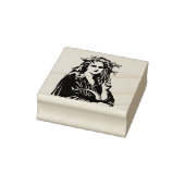 Druidess Holz Briefmarke Gummistempel (Stempel)