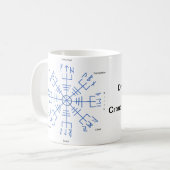 Druidischer Laufweg/Tasse der Räder Kaffeetasse (Vorderseite Links)