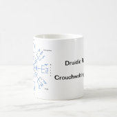 Druidischer Laufweg/Tasse der Räder Kaffeetasse (Mittel)