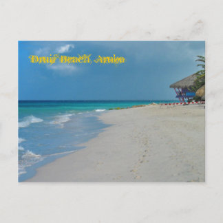 Druif Beach Aruba Postcard Postkarte