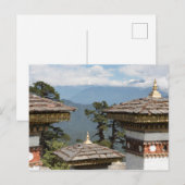 Druk Wangyal Chortens Postkarte (Vorne/Hinten)