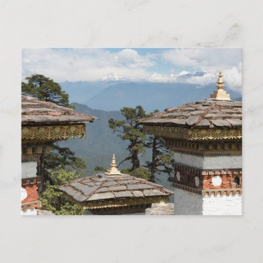 Druk Wangyal Chortens Postkarte (Vorderseite)