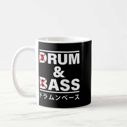 Drum And B Japanese Funny Kaffeetasse (Links)