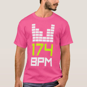 Drum and Bass 174 BPM Dnb Music Liquid Dschungel E T-Shirt
