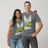 Drum and Bass 174 BPM DnB Music Liquid Dschungel T-Shirt (Unisex)