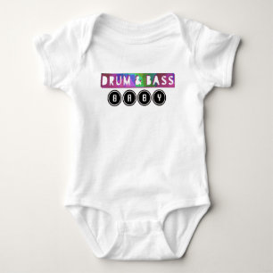 Drum and Bass Baby One-piece EDM music D.J. Deejay Baby Strampler